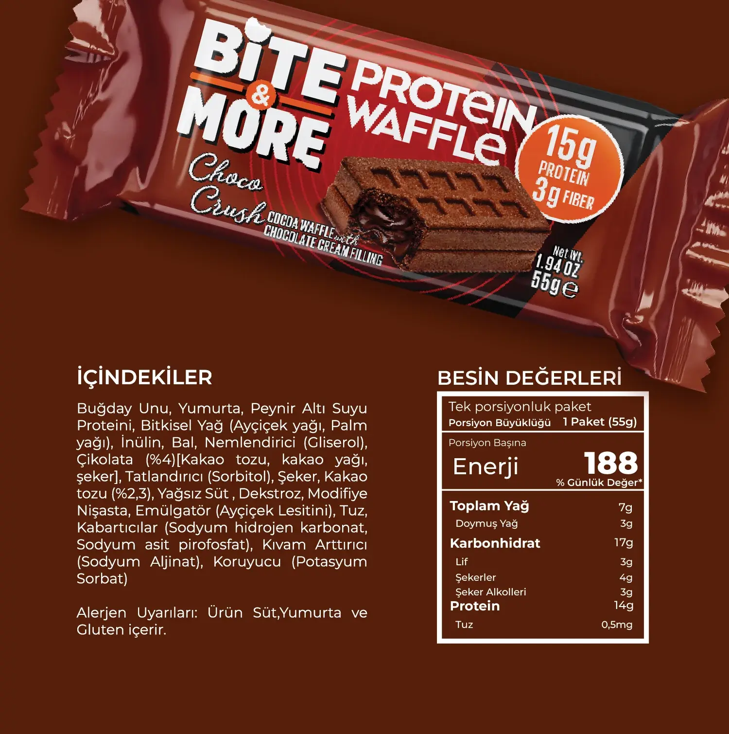 Protein Waffle - Çikolatalı