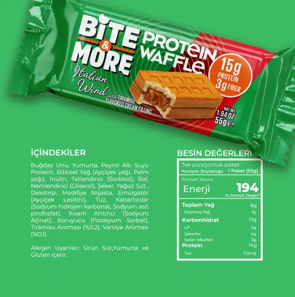 Protein Waffle - Tiramisu
