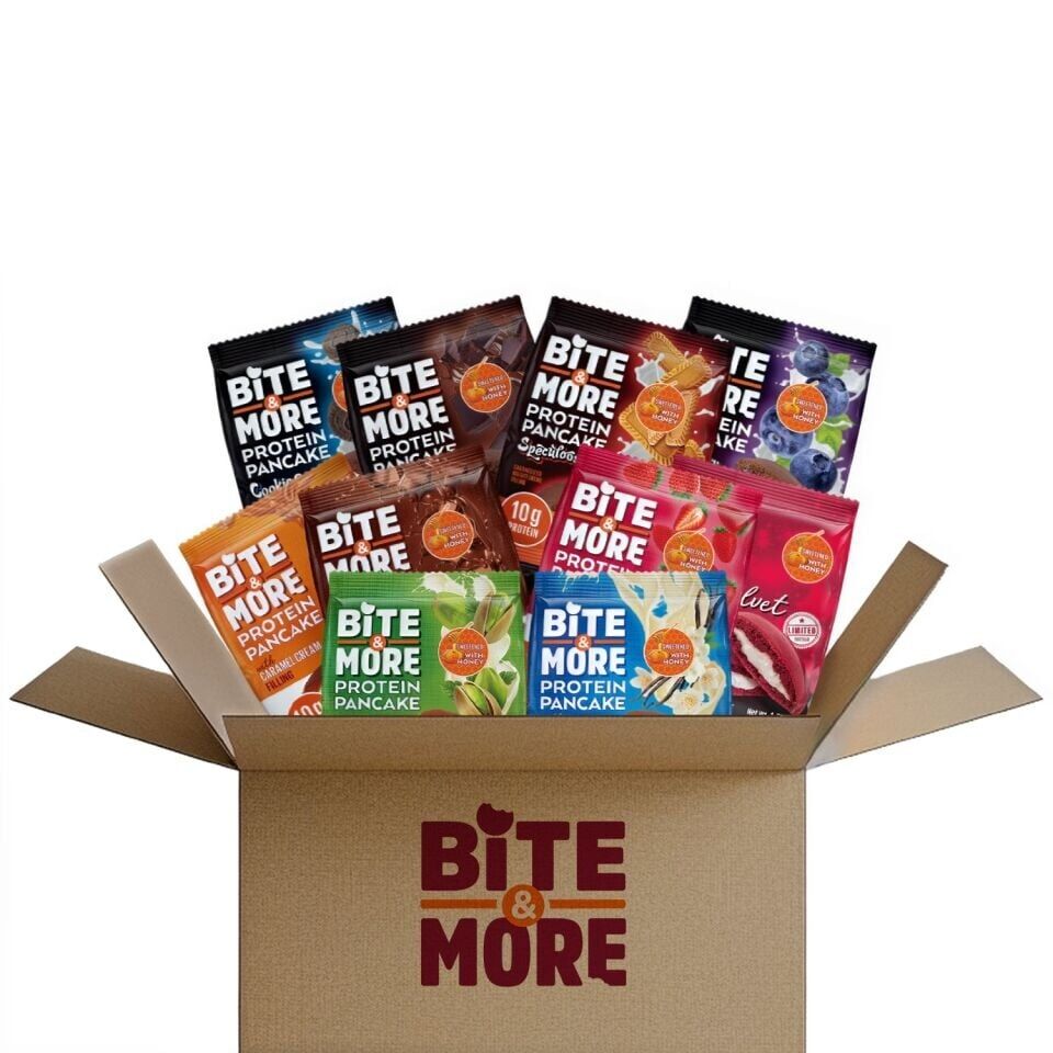BİTE MORE YÜKSEK PROTEİNLİ PANKEK 1 KUTU 12 ADED
