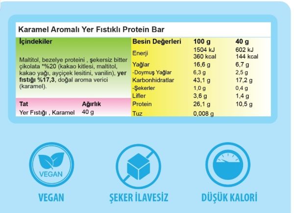 Ogilia - Yer Fıstıklı Yüksek Proteinli Bar 12'lİ