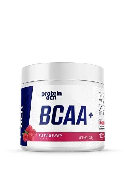 Protein OCN BCAA+ Raspberry 120 g – 2:1:1 BCAA, L-Glutamin ve Elektrolit Destekli – Ahududu Aromalı