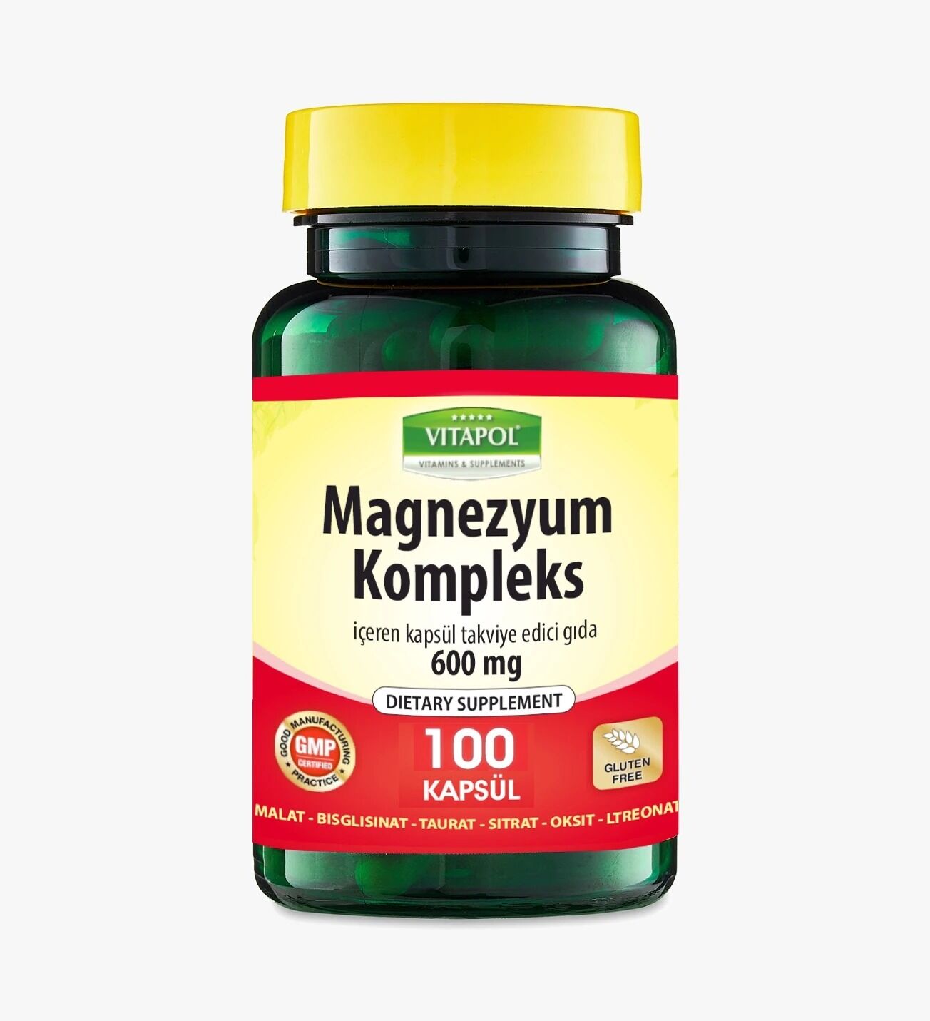 VİTAPOL MAGNEZYUM KOMPLEKS 100 KAPSÜL