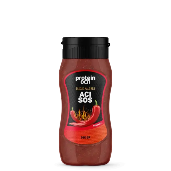 OCN Acı Sos – 0 Şeker – Düşük Kalorili Louisana Tipi Acı Biber Sosu