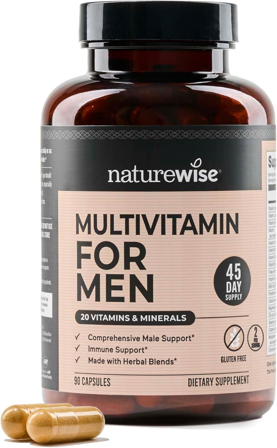 NatureWise Multivitamin 90 Kapsül –  USA Menşei