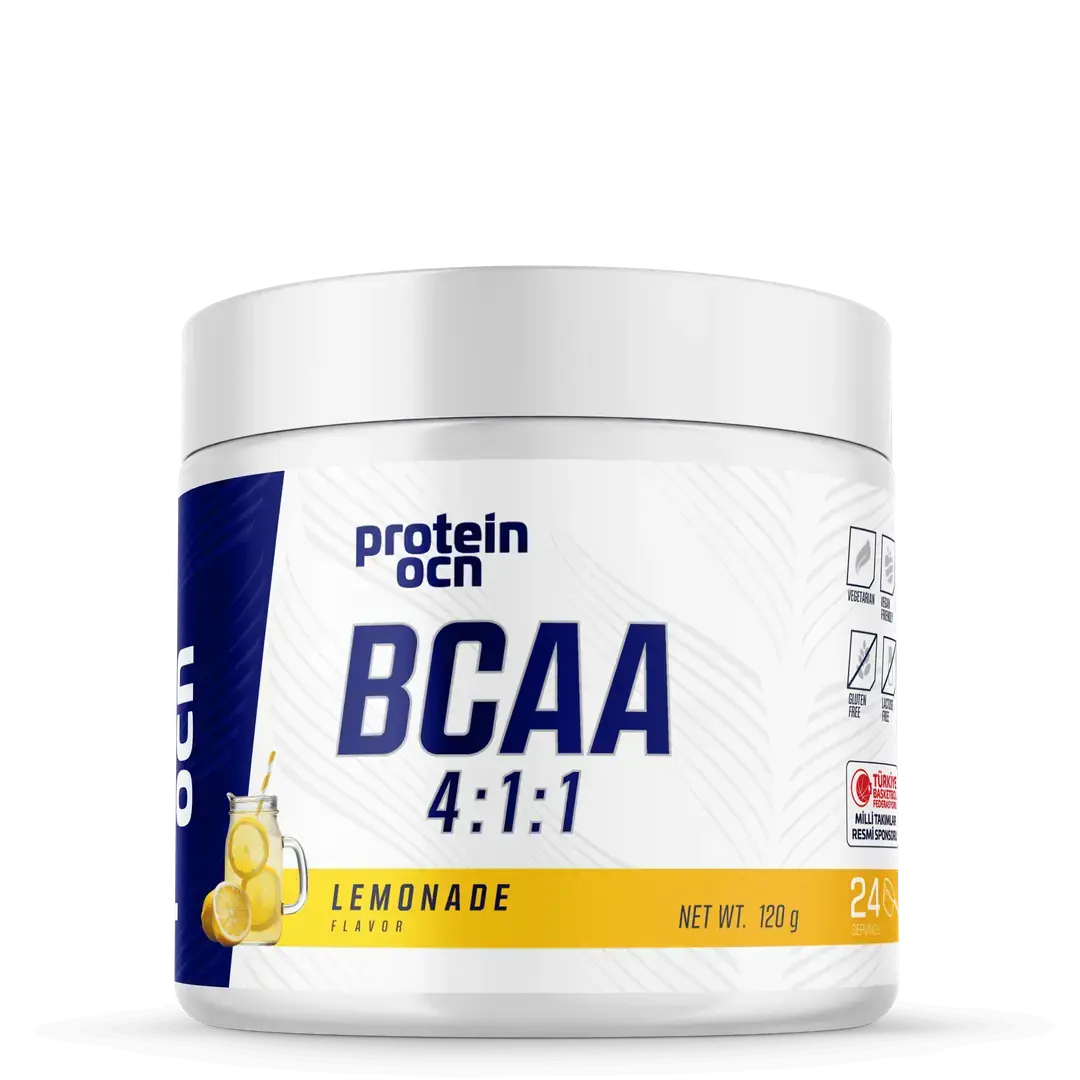Protein OCN BCAA+ Raspberry 120 g – 2:1:1 BCAA, L-Glutamin ve Elektrolit Destekli – Ahududu Aromalı Lemonade