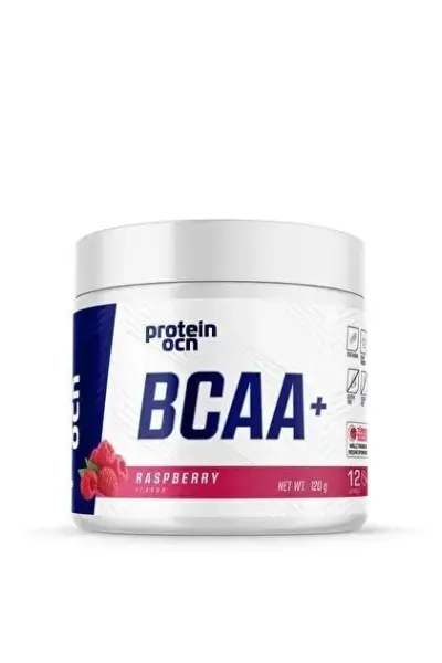 Protein OCN BCAA+ Raspberry 120 g – 2:1:1 BCAA, L-Glutamin ve Elektrolit Destekli – Ahududu Aromalı Raspberry