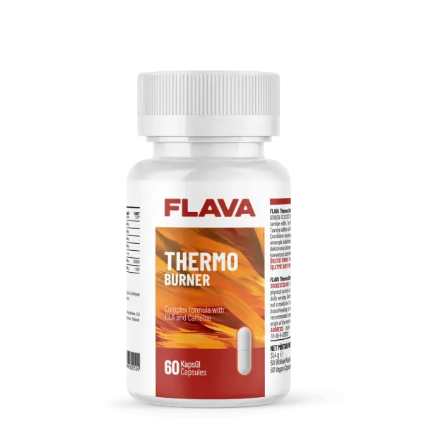 Flava Thermo Burner | Güçlü Termojenik Yağ Yakıcı – 60 Kapsül