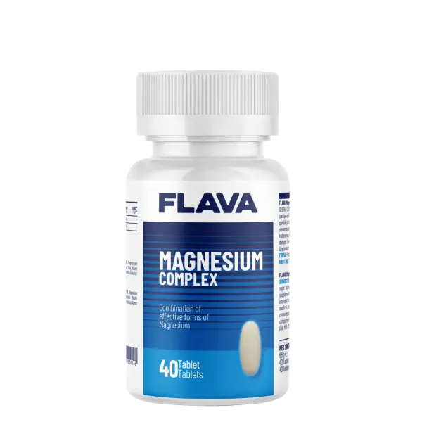 Flava Magnezyum Komplex | Kas, Sinir ve Enerji Desteği – 40 Kapsül