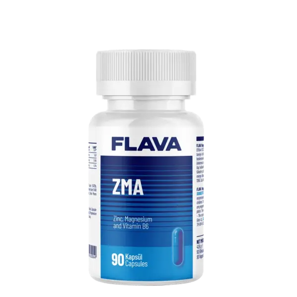 Flava ZMA | Çinko, Magnezyum ve B6 Vitamini Desteği – 90 Kapsül
