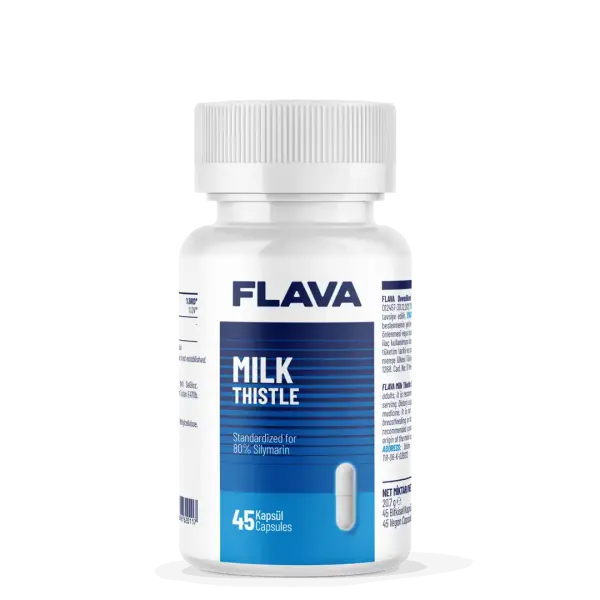 Flava Milk Thistle 45 Kapsül – Karaciğer Destekleyici Bitkisel Takviye