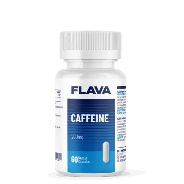 Flava Caffeine 60 Kapsül – Enerji ve Zindelik Takviyesi