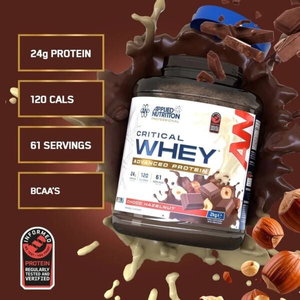 Applied Nutrition Critical Whey Advanced Protein 2 kg Çikolata Milkshake Whey Protein Tozu