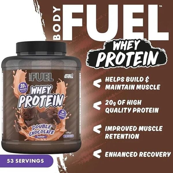 Applied Body Fuel Whey Protein Double Chocolate 1.8 Kg (53 Servis) – 20g Protein