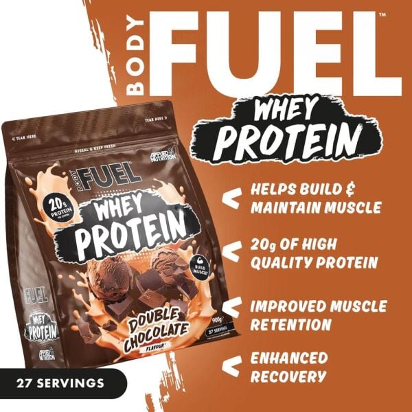 Applied Body Fuel Whey Protein Double Chocolate 900 g (27 Servis) – 20g Protein