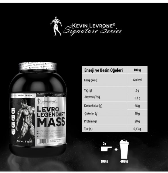 Kevin Levrone Legendary Mass 3000 gr