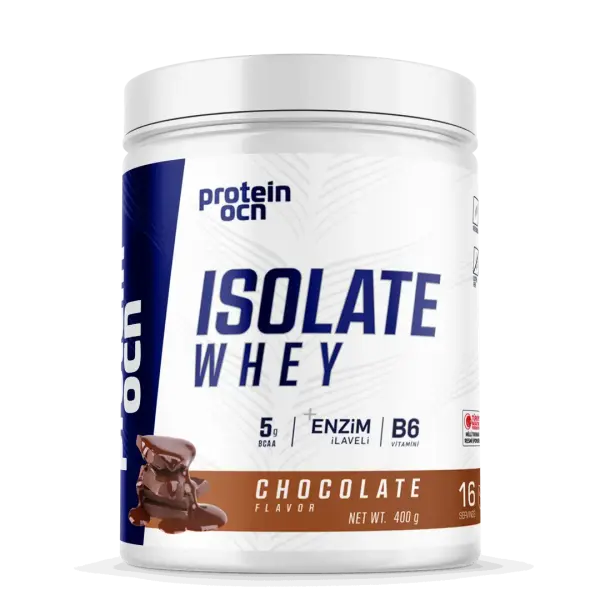 Protein OCN Isolate Whey Protein  400 g – Enzim İlave, B6 Vitaminli CIKOLATA