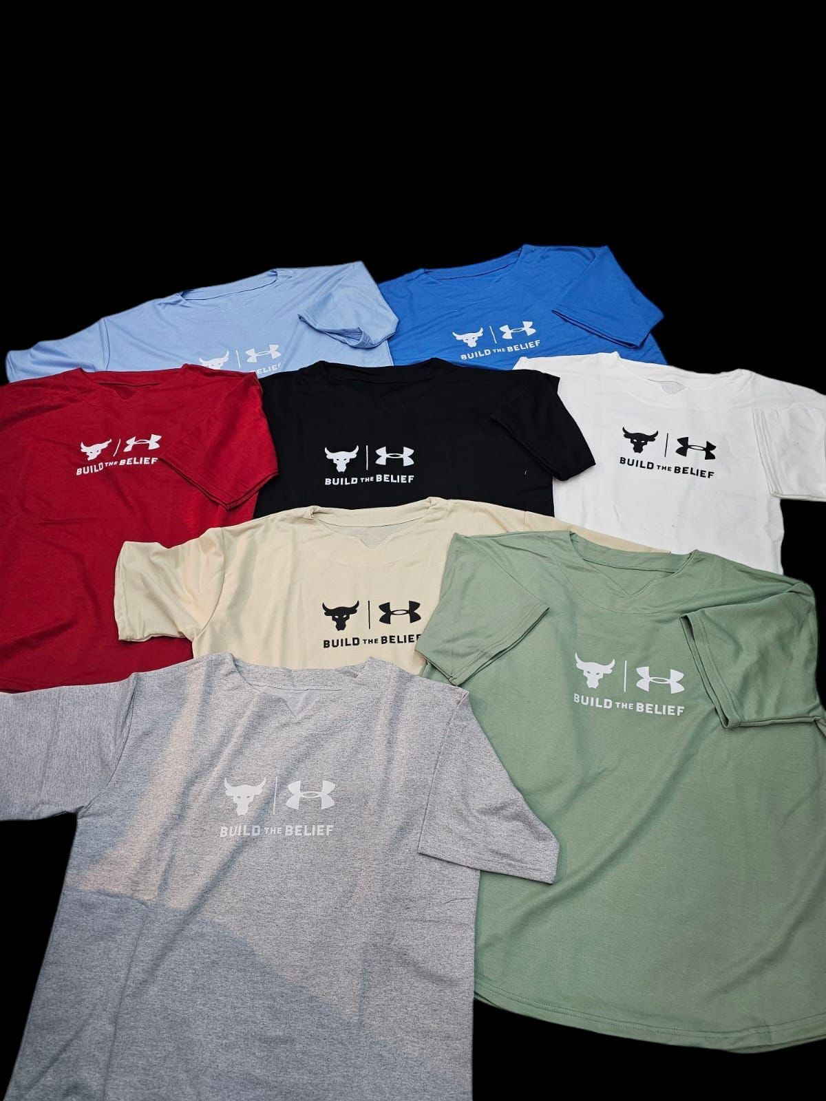 OVERSIZE  TİŞÖRT UNDER BUILD THE BELIEF