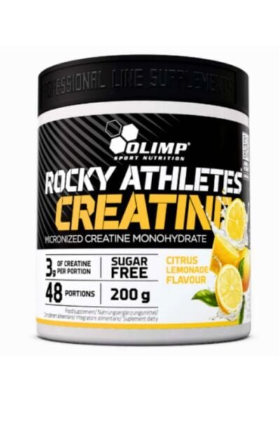 Athlets Creatin Limon Aromalı 200 Gr – Mikronize Kreatin Monohidrat Tozu