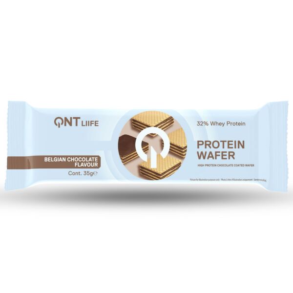 QNT Life Protein Wafer Bar 35g – %32 Whey Proteinli Belçika Çikolatalı Gofret