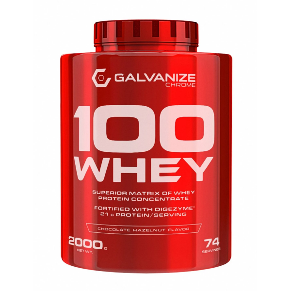 Galvanize Chrome 100 Whey Protein 2000g 74 Servis DigeZyme® Enzim Kompleksli