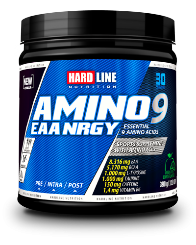 Hardline Amino9 EAA NRGY Yeşil Elma Limon 390 Gr