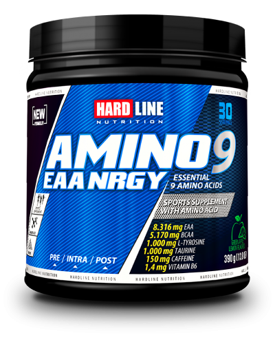 Hardline Amino9 EAA NRGY Yeşil Elma Limon 390 Gr