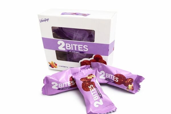 2 Bites Collagen Snack – Cranberry & Cashew Aromalı Kolajen Atıştırmalık 10’lu Kutu