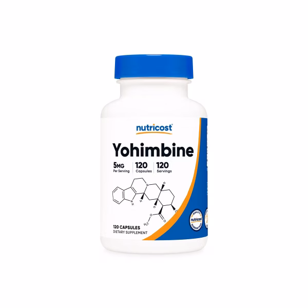 Nutricost Yohimbine 5mg 120 Kapsül – ABD Menşei –  Yag Yakici Enerji