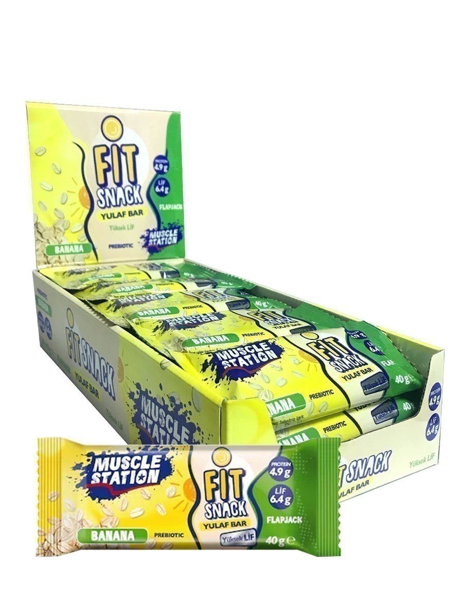 Musclestation Fit Snack Yulaf Bar 40gr - 24 Adet