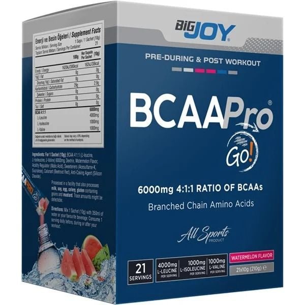 Bigjoy Bcaa Pro Go! 21 Drink Packets