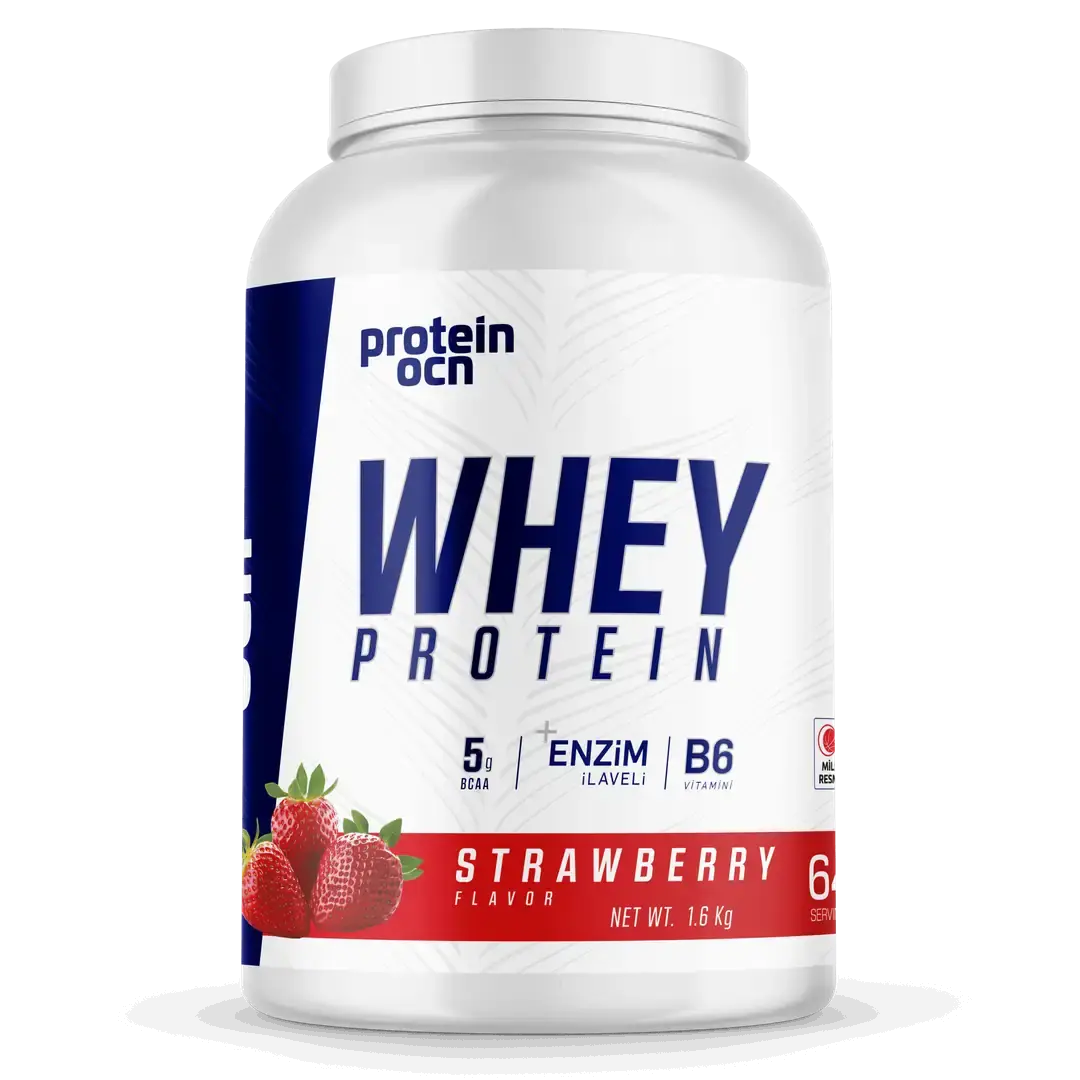 Protein OCN Whey Protein 1.6 KG – Yüksek Protein – Enzim İlave CILEK