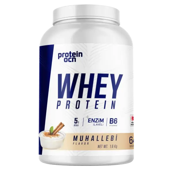 Protein OCN Whey Protein 1.6 KG – Yüksek Protein – Enzim İlave muhallebi