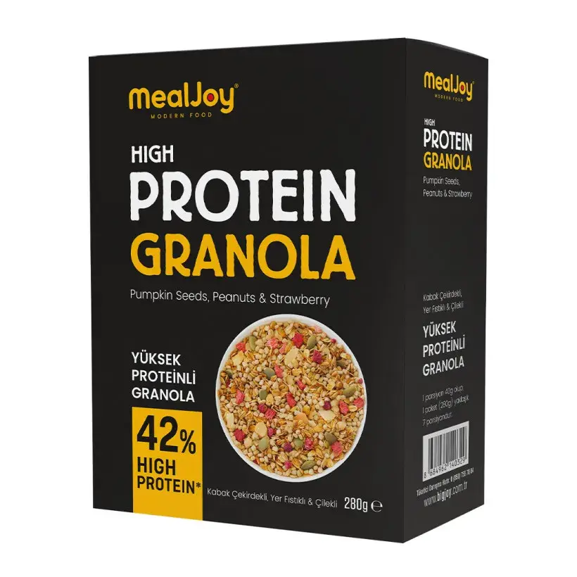 MealJoy High Protein Granola 280g – %42 Proteinli Granola