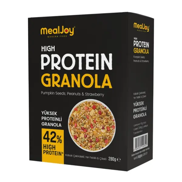 MealJoy High Protein Granola 280g – %42 Proteinli Granola