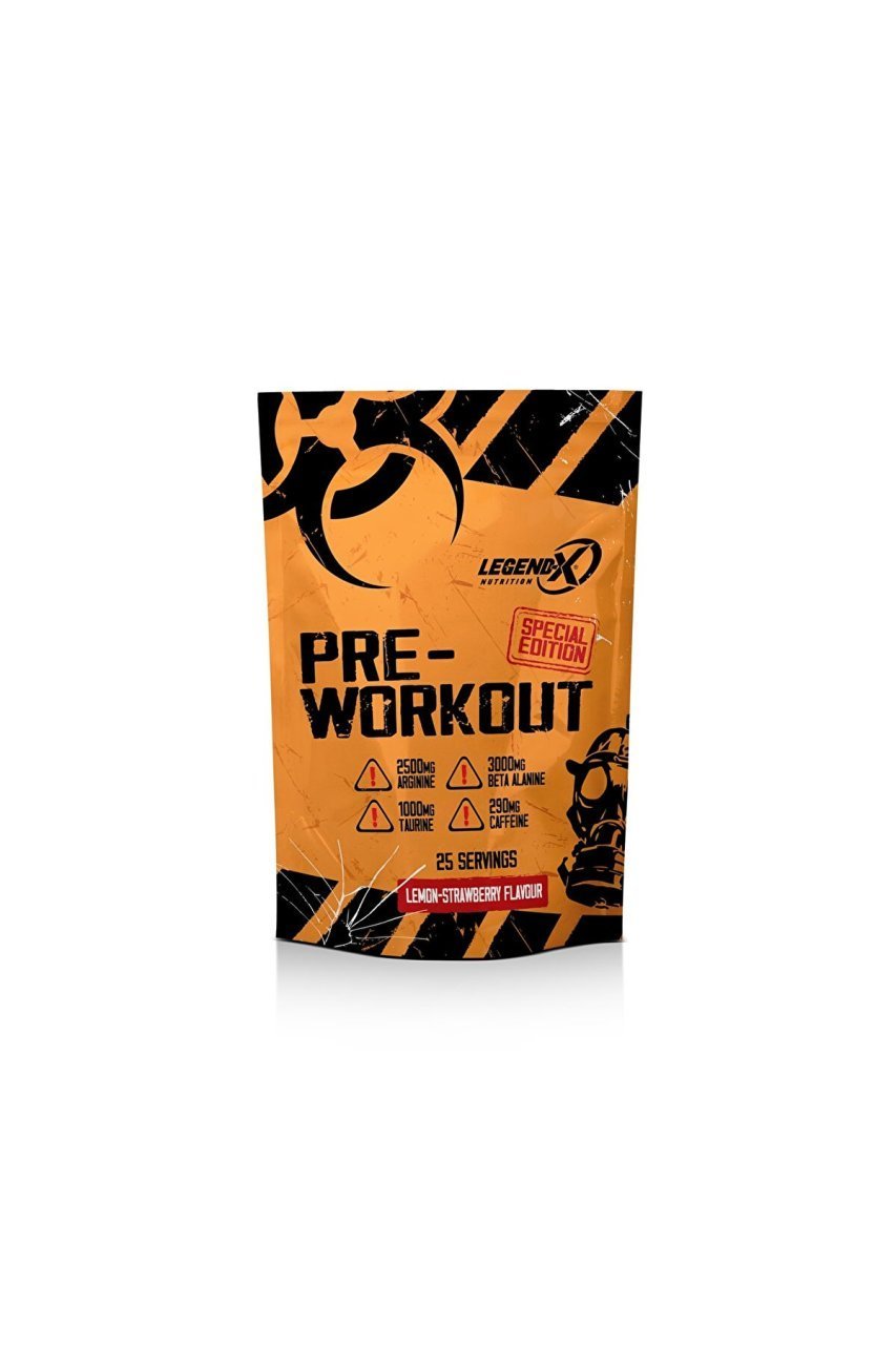 LEGEND X Pre Work Out 250 gr 25 Servis (Limon Çilek Aromalı)