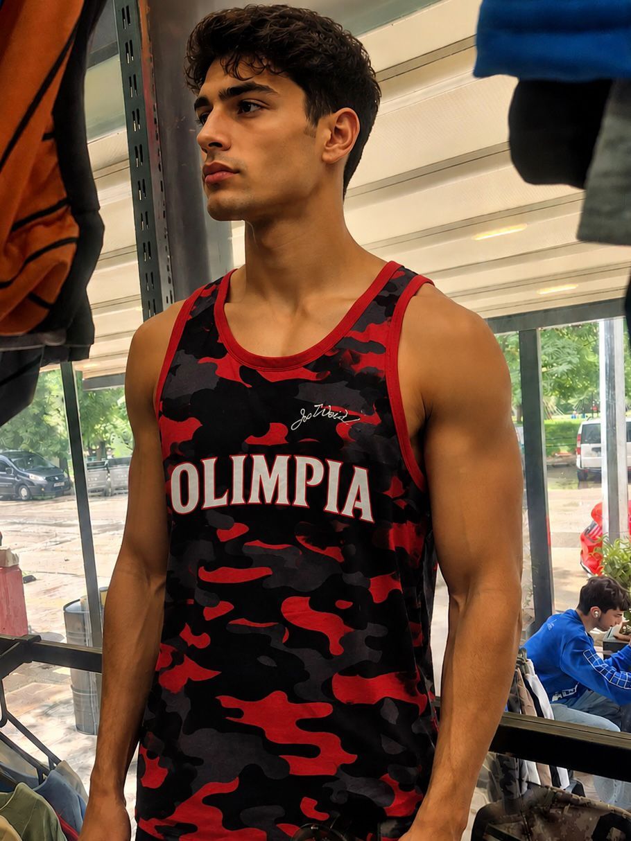 olımpıa atlet sporcu kamoflaj
