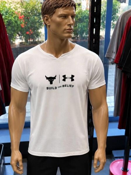 under armour beyaz oversıze tshort