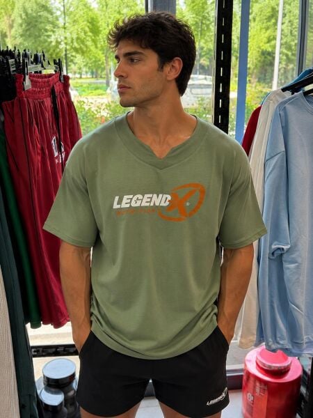 legendx yesıl oversıze tshort