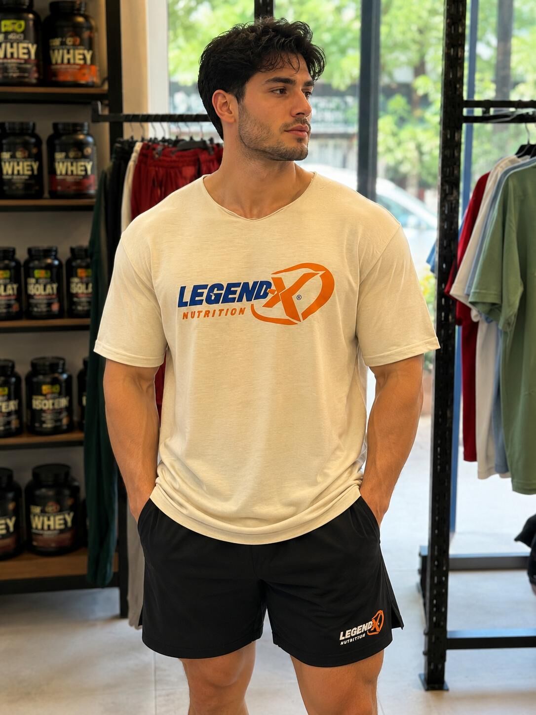 krem legendx oversıze tshort