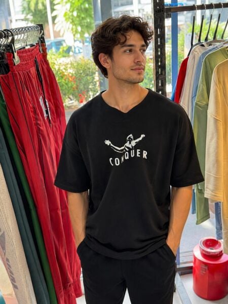 conquer oversıze tshort