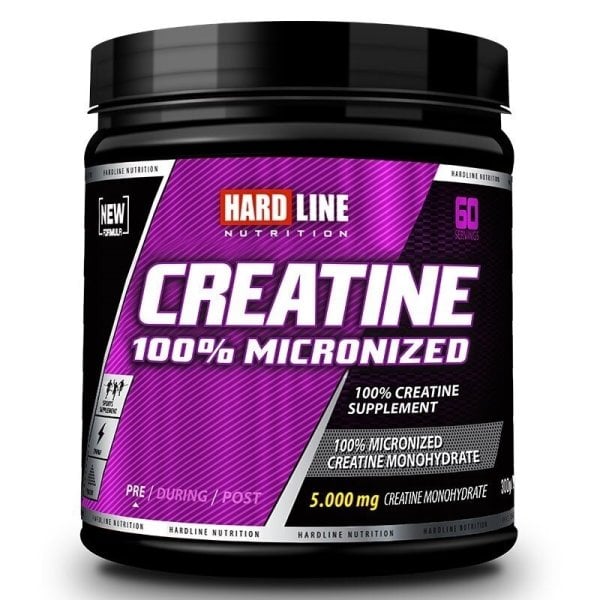Hardline Creatine %100 Mikronize 300 Gr 60 Servis