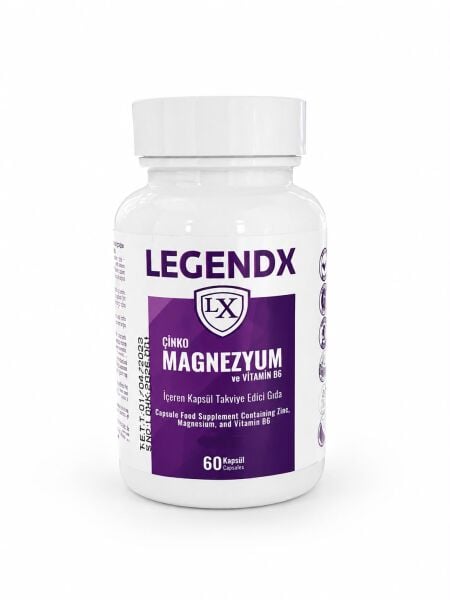 LegendX  Magnezyum ve Vitamin B6 60 Kapsül