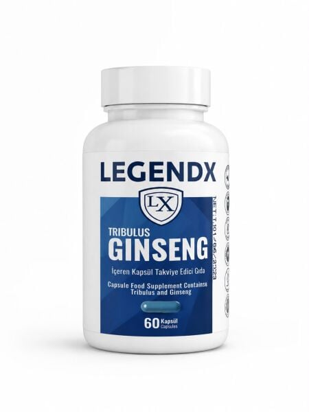 LegendX  Ginseng 60 Capsules | Tribulus ve Ginseng Kompleksi