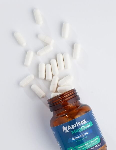 Aprivex Magnezyum 5 Li Etki 60 Tablet Vitamin B6