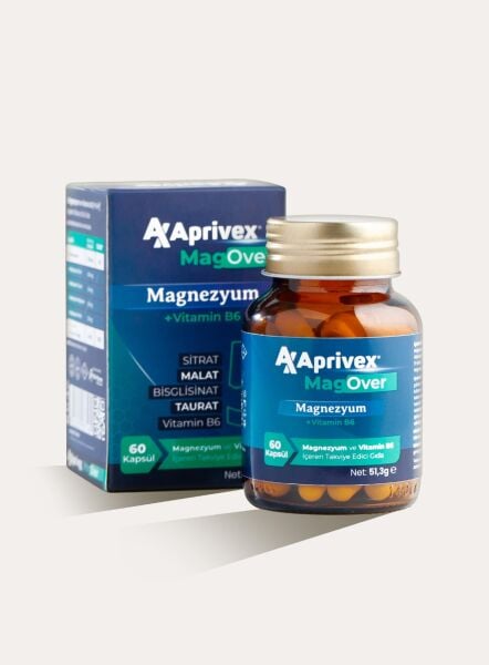 Aprivex Magnezyum 5 Li Etki 60 Tablet Vitamin B6