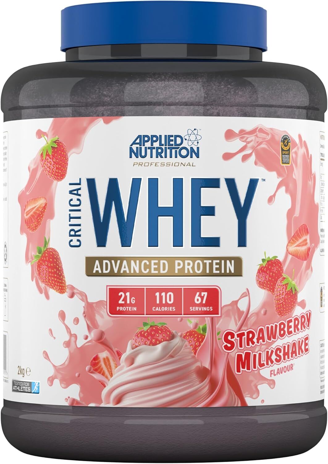 Applied Nutrition Critical Whey Advanced Protein 2 kg Strawberry Milkshake