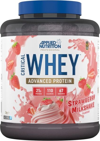 Applied Nutrition Critical Whey Advanced Protein 2 kg Strawberry Milkshake