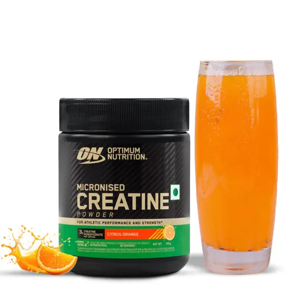 Optimum Nutrition Micronised Creatine Citrus Orange Aromali