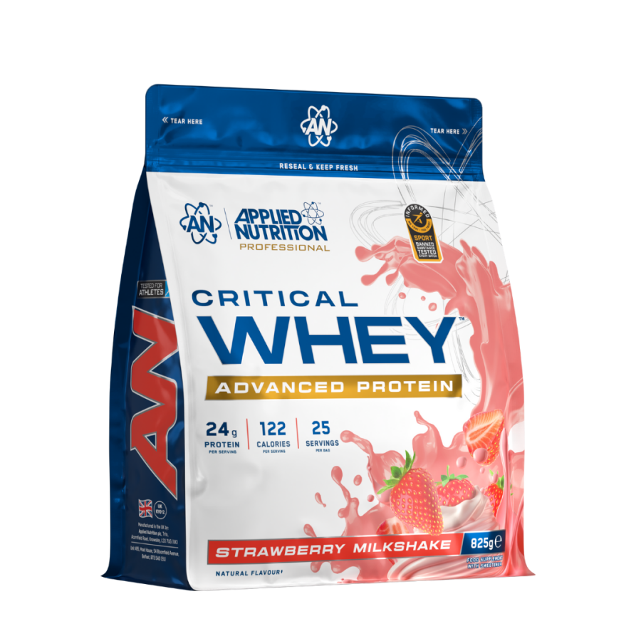 Applied Nutrition Critical Whey 825 Gr – Yüksek Kaliteli Whey Protein ile Güçlü Kas Desteği! ÇiLEK