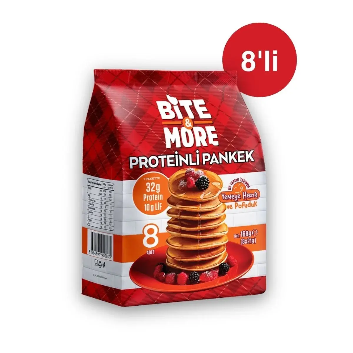 Bite & More Kahvaltılık Protein Pankek